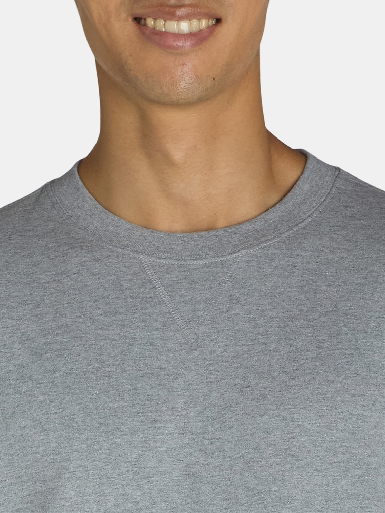 Athletic Works Men's & Big Men's Fleece Crewneck Sweatshirt, Sizes XS-3XL