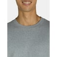 thumbnail image 3 of Athletic Works Men's & Big Men's Fleece Crewneck Sweatshirt, Sizes XS-3XL, 3 of 5