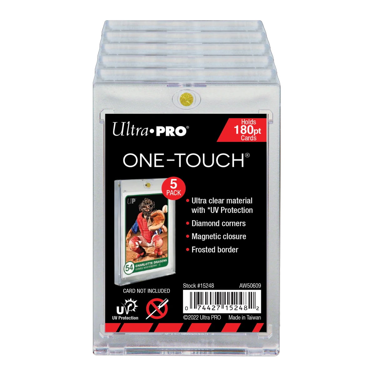 Ultra PRO UV ONE-TOUCH Magnetic Holder 180PT 5 Pack