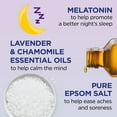 thumbnail image 3 of Dr Teal's Epsom Salt Magnesium Soak, Sleep Blend with Melatonin, Lavender & Chamomile, 7 lbs, 3 of 8