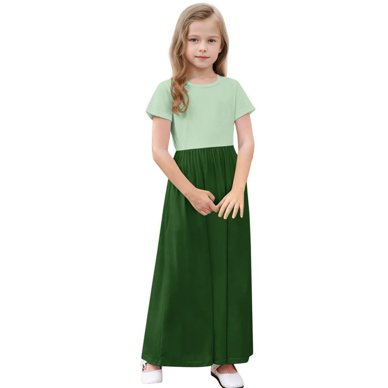 Xdegoge Girls Dresses Size 14-16 Overnight Delivery Items Maxi Dress Ruffle  Sleeve Kids Dresses 10-12 Flowy Casual Elegant Dresses with Belt Vestidos  De Princesas Para NiAs De 3 - Walmart.com