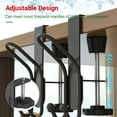 thumbnail image 5 of 2025 New Christmas Stockings Holder Hanger (6 Pcs) – Adjustable Mantle Hanger with Dual Hooks, No Drill for Stocking/Garland​, 5 of 7