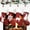 Mix-4PCS, variant on 18 Inches Christmas Stockings, Large Super Soft Christmas Stockings Red Velvet with White Super Soft Plush Cuff for Christmas Xmas Tree Fireplace Family Decor Gifts(Deer,Snowflake,Christmas tree)