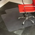 thumbnail image 3 of ES Robbins Natural Origins® Vinyl Chair Mat For Hard Floors, With Lip, 45" x 53", Clear, 3 of 8
