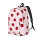 thumbnail image 1 of Disketp Strawberry Mochila de Lona Estampada, Mochila Escolar de Viaje Ligera para Estudiantes y Portátil-Medium, 1 of 5