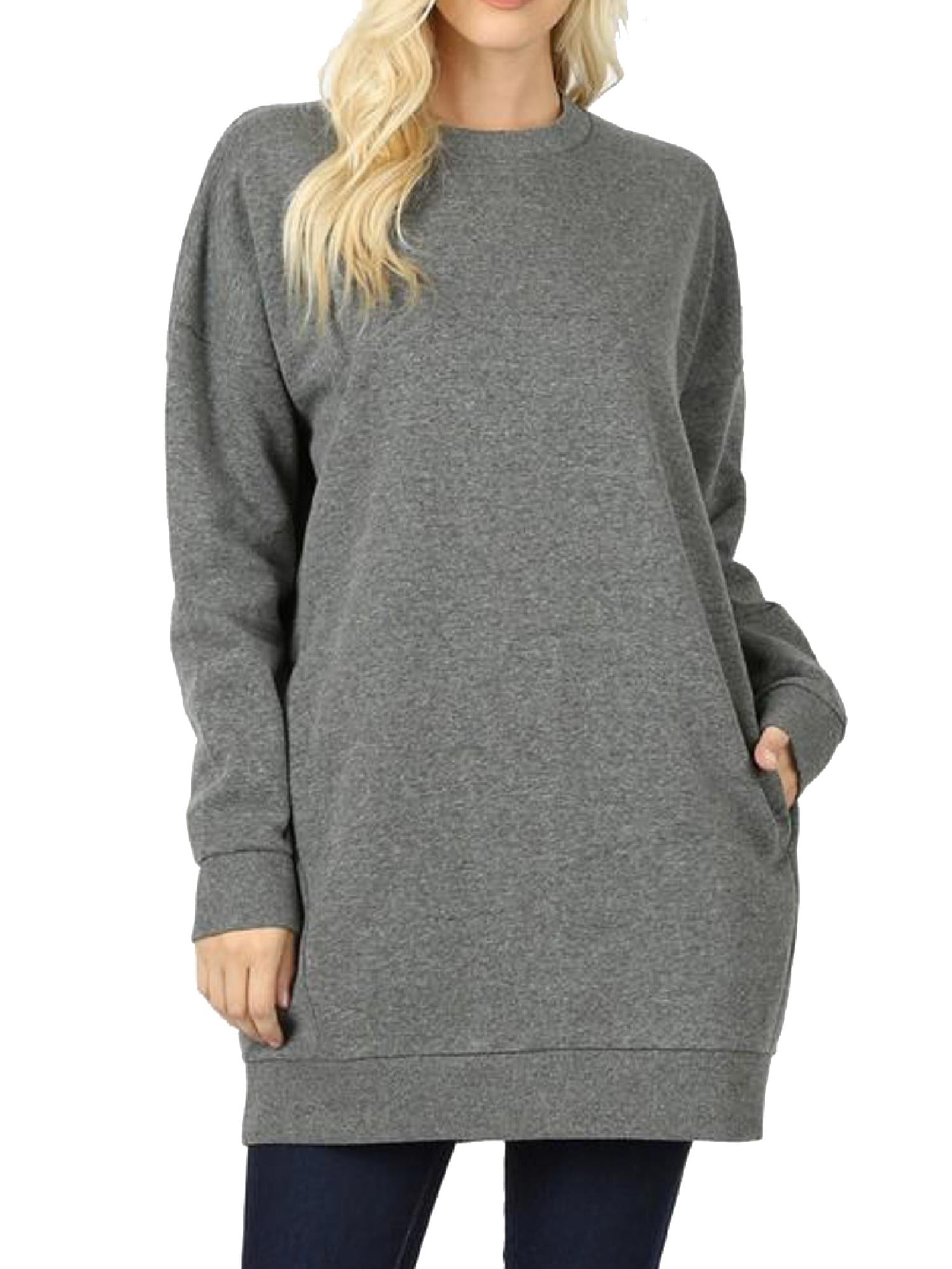 v neck fleece sweatshirt