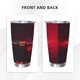 thumbnail image 3 of Taza térmica duradera de acero inoxidable 304 con tema del equipo de fútbol de Commanders con tapa y pajita Taza térmica de acero inoxidable de 20 oz Taza para automóvil Adecuada para bebidas frías y, 3 of 8