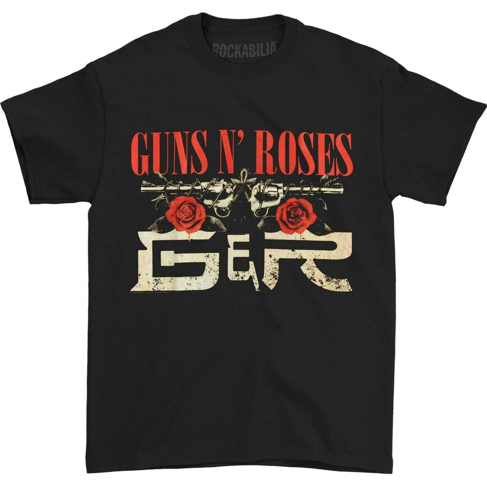 Guns N' Roses Guns N Roses Men's G&R Guns Tshirt Large Black