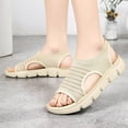 thumbnail image 3 of Mepaouo Womens Orthopedic Walking Sandals Sport Outdoor Hiking Water Shoes with Arch Support Beige 6, 3 of 8