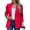 Hot Pink, variant on Womens Bussiness Casual Blazers Open Front Long Sleeve Work office Blazer Jacket with Shoulder Pads Fall Fashion 2024 Red