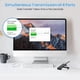 thumbnail image 4 of Hub USB 3.0 Multi USB 4 puertos 3.0 5 Gbps Adaptador de concentrador de datos portátil con cable de 30 mm Compatible con Macbook/Mac Pro/Mini/iMac/Surface Pro/XPS/Notebook PC, Plug and Play, 4 of 5