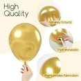 thumbnail image 3 of Kit de arco de globos Awenztech Metallic Gold con 120 globos, 3 of 7