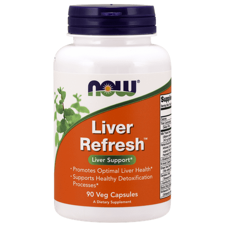 Now Foods Liver Detox Refresh Capsules, 180 Ct (Best Foods For Your Liver)