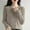 Coffee, variant on ZSQDM Womens Basic Crew Neck Button Down Cardigan Short Sleeve Cardigans for Women Women's Oversized Sweaters Knit Casual Pullover Sweater Fall Outfits Clothes Cozy Sweaters for Women（L）