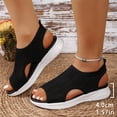 thumbnail image 5 of SACFOF Women's Breathable Orthopedic Sandals Comfortable Walking Tennis Shoes Arch Support Wide Fit Plantar Fasciitis Sport Athletic Hiking Outdoor Active Summer Dressy Soft Mat Diabetic Sandals, 5 of 5