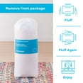 thumbnail image 3 of Linenspa Pillow King Size Set of 2 - 2 Pack Shredded Memory Foam Bed Pillows for Sleeping - Stomach Sleeper Pillow, Side Sleeper Pillow and Back Sleeper Pillow, King Pillows 2 Pack, 3 of 4