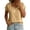 Khaki, variant on cocolona Linen Tops for Women Summer Solid Color V Neck Short Sleeve Shirts Dressy Casual Blouses