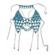 thumbnail image 1 of Boho Hollow Blue Body Chain Bling Bikini Cadenas Body Jewelry Para Mujeres Y Niñas, 1 of 9