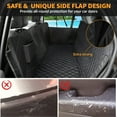 thumbnail image 6 of Dog Back Seat Covers For Trucks, 100% Waterproof With Big Mesh Window, XL Nonslip Scratchproof Dog Truck Hammock, Heavy Duty Seat Covers For Full Sized Pickup Trucks F150- Black, 6 of 8