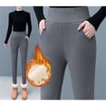 thumbnail image 5 of Outfmvch Fleece Lined Pants Women Fall Leggings with Pockets Yoga Leggings for Women Joggers for Women Sweat Pants for Womens Wide Leg Pants for Women Work Pants Women Gray 2xl, 5 of 6