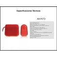 thumbnail image 5 of Aiwa Bocina Bluetooth Impermeable TWS AWKF3 (Rojo), 5 of 5
