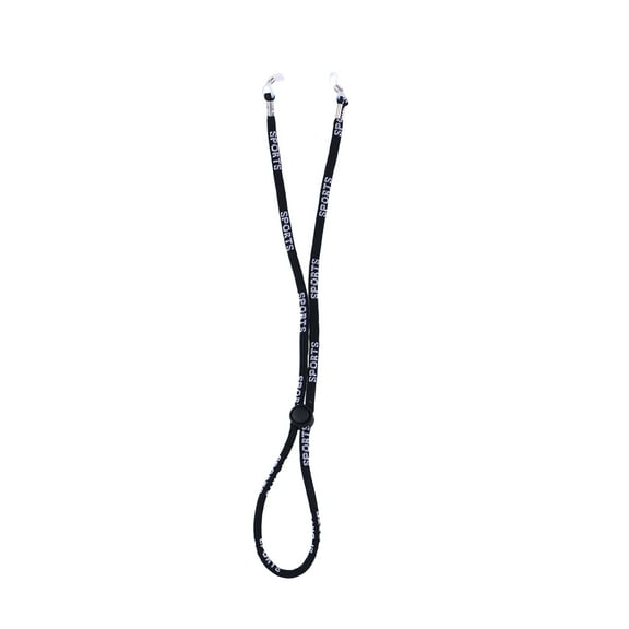 Mobestech Glasses Retainer Holder Strap Sports Anti-slip Safety Glasses Strap Neck Cord String (Black)