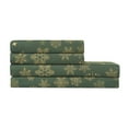 thumbnail image 4 of Printed Holiday 4pc Sheet Sets, Easy Care, Soft & Wrinkle-Resistant Bedding, Snowflakes - Full Bed Size, 4 of 4