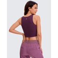 thumbnail image 2 of Remera CRZ YOGA Butterluxe Doble Capa Espalda Deportiva Morada Talle S, 2 of 6