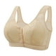 thumbnail image 1 of WILLBEST Brasier De Algodon Sujetador Superior Transpirable Informal Para Mujer, Ropa Interior Sin Aros De Acero, Con Fruncido Y Flores, 1 of 3