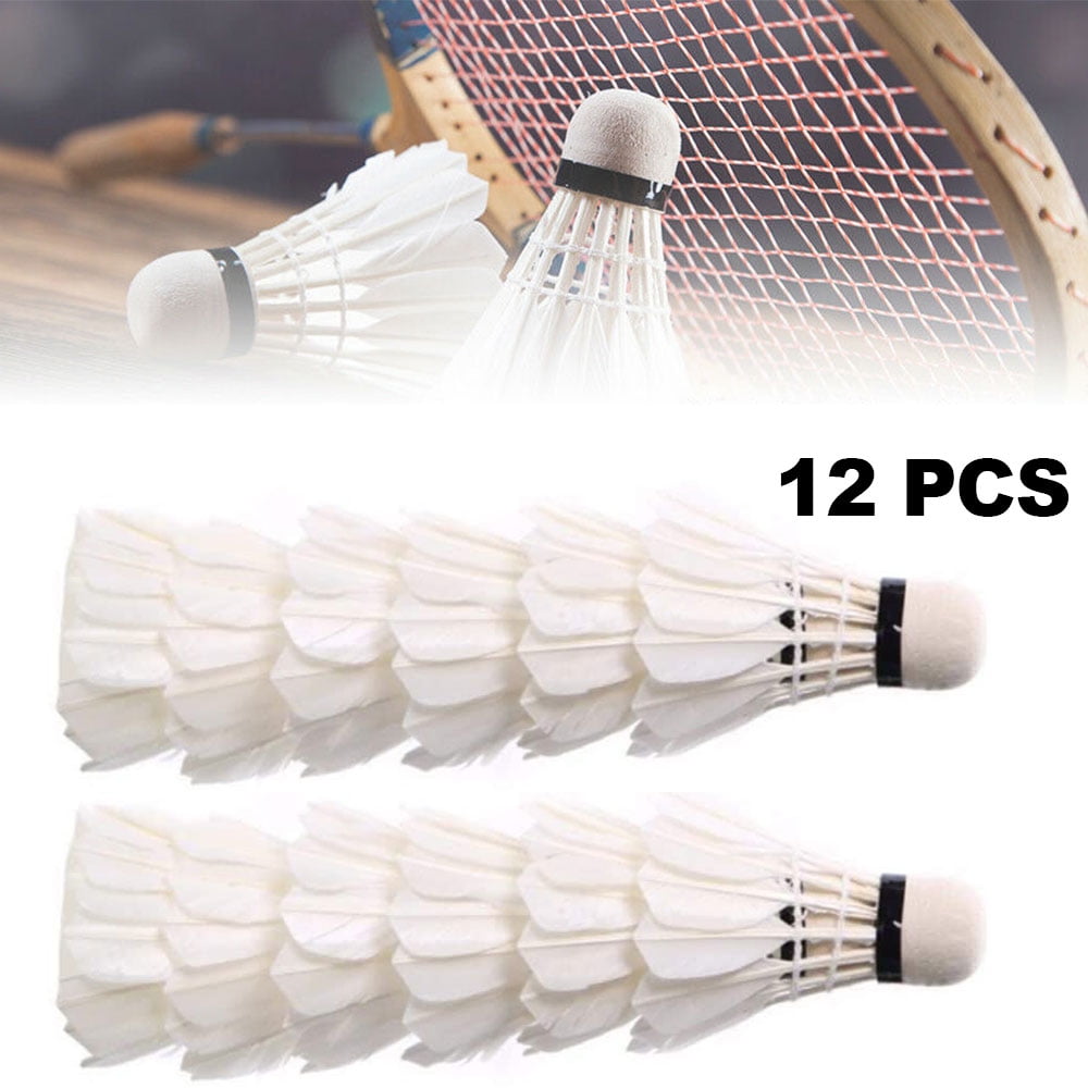 Badminton Shuttlecocks Pack of 12, Durable and Stable High Speed