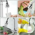thumbnail image 4 of Mistaha Universal 360掳 Rotating Faucet Movable Kitchen Tap Head Water Saving Nozzle Sprayer 3-mode Spray, 4 of 8