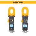 thumbnail image 4 of Clamp meter,Display Alarm Clamp With Lcd Display Alarm Clamp Ammeter Meteoro 500 Data Clamp Lcd Display Alarm Earth Resistance Tester 0.01-500 500 Data Clamp Ammeter Meter With Lcd, 4 of 7
