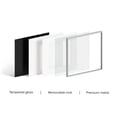 thumbnail image 2 of Aluminum Metal and Glass Single Picture Frame 10x10, 2 of 7