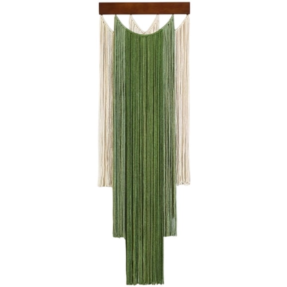 Bohemian Macrame Tapestry Retro Woven Tapestry Hanging Wall Decor Tassel Macrame Wall Art Background Ornament for Wedding Living Room Apartment