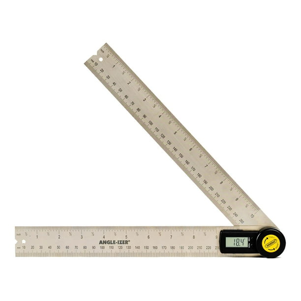 Buscador digital de ángulos General Tools #823, acero inoxidable, 25 cm