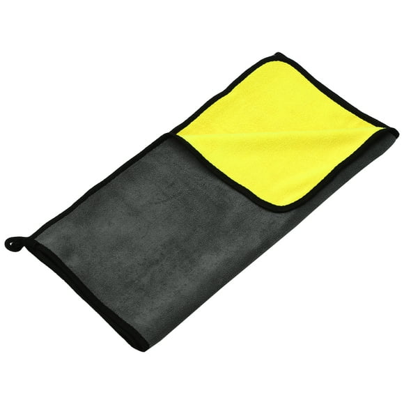 Microfibra Auto Secado Toalla 19.69"x39.39" Extra Grande Gris Amarillo