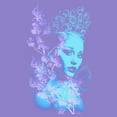 thumbnail image 2 of Mens Wicked: For Good Glinda Double Exposure Portrait T Shirt, 2 of 5