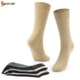 thumbnail image 4 of Spencer Cotton Athletic Compression Crew Socks Plantar Fasciitis Socks Support for Athletic, Support, Flight, Travel, Hiking, 4 of 8