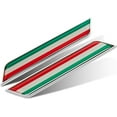 thumbnail image 1 of HSHDLDF Car Styling 3D Aluminum Epoxy National Flag Logo Emblem Sticker Metal Decal Badge Auto Exterior Accessory (Italy Silver), 1 of 3