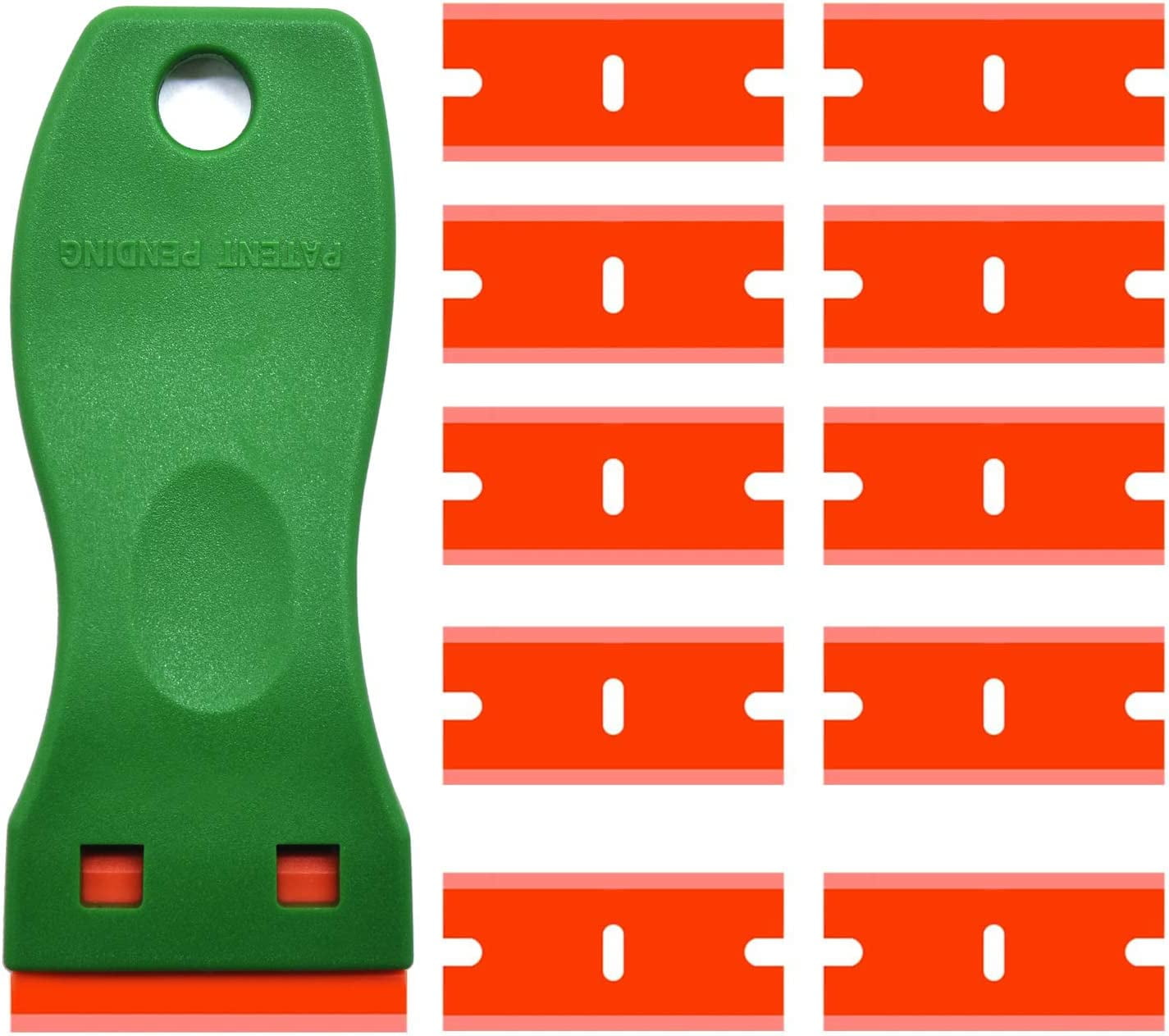 Mini Plastic Razor Blade Scraper, Double Edge Plastic Scraper Tool