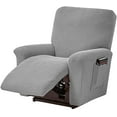 thumbnail image 1 of Ensemble de 4 Housses de Canapé, Extensibles, Relaxation Massage Inclinable, Spandex, en, 1 of 5