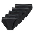 thumbnail image 1 of UNCOVER by SCHIESSER Calzoncillos para hombre, paquete de 5 - Calzoncillos riñoneros, tejido jersey sencillo, color liso Negro 2XL (XX-Large), 1 of 4