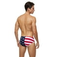 thumbnail image 4 of MSJUHEG Swim Trunks Men Low Rise Briefs Mens Swim Trunks Mens Bathing Suit Mens Underwear Polyester Spandex Red Xl, 4 of 9
