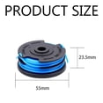 thumbnail image 4 of Bobinas de recambio compatibles con 1,65 mm de diámetro para 24V Coupe-bordures G24LT25 G24LT G24LT28 G24LT30M Serie4,8 m de Fil par Bobine,1.65mm,6 pièces, 4 of 5