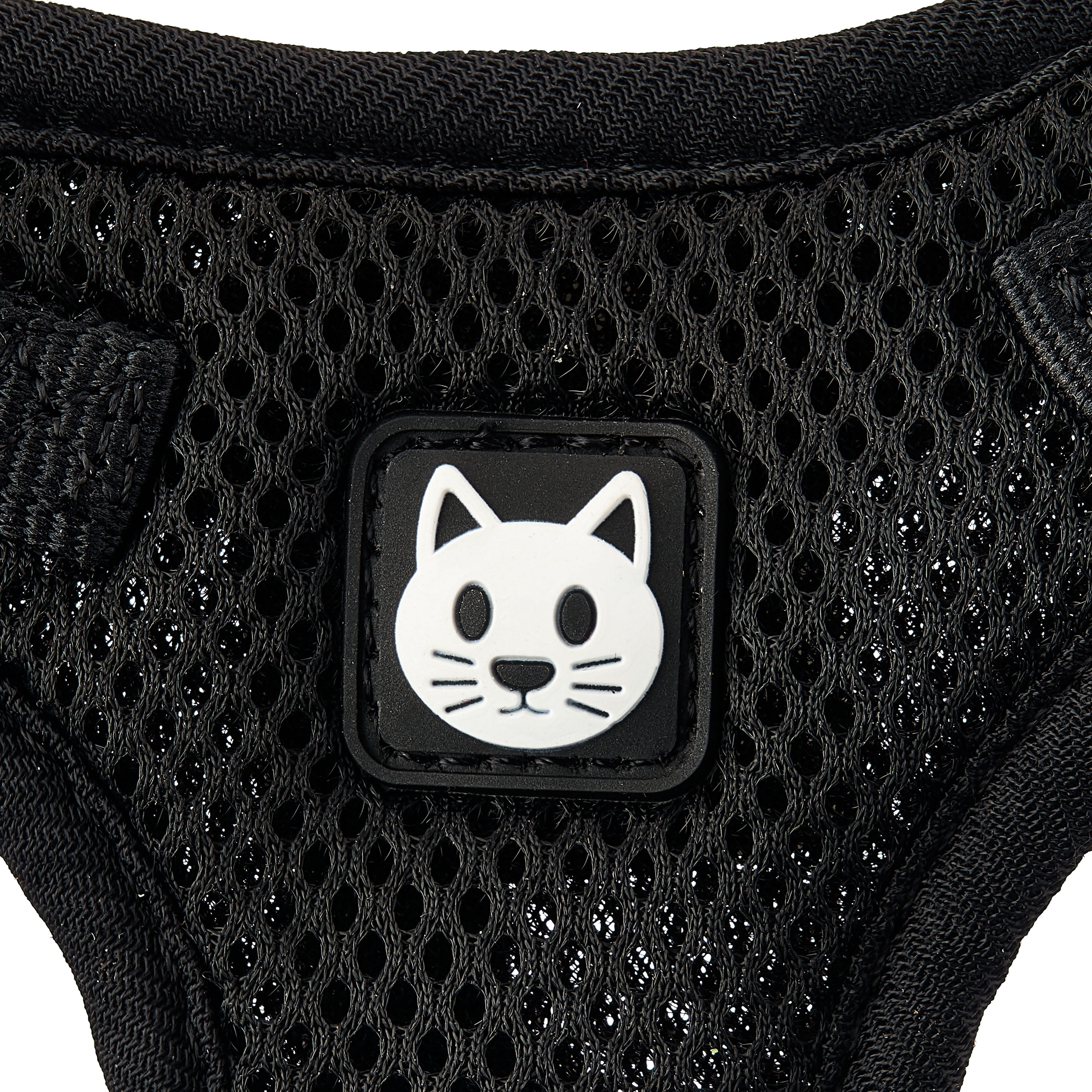 Vibrant Life Adjustable Cat Harness and Leash, Black, One Size
