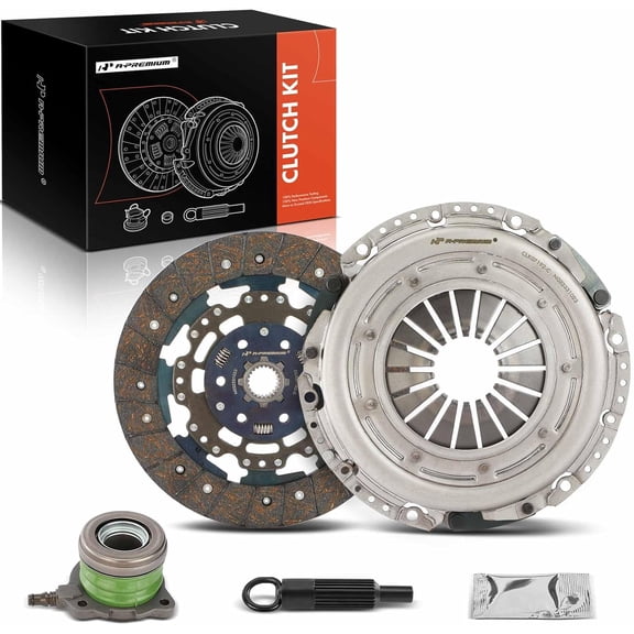 A-Premium Transmission Clutch Kit with Clutch Slave Cylinder Compatible with Ford Escape 2005-2012 & Mazda Tribute 2005-2006 2008-2011, 2.3L 2.5L