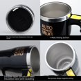 thumbnail image 2 of Taza de café con agitación automática, taza mezcladora eléctrica magnética automática, taza de viaje de acero inoxidable para café, chocolate, leche, té, oficina, hogar(Azul)(1 pieza), 2 of 5