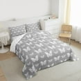 thumbnail image 3 of Homewish Watercolor Gradient Butterfly Queen Comforter Set,3D Colorful Butterflies Bedding Sets,White Gray Bedding Comforter Set For Girls Teens,Luxury Bedroom Decor Reversible,3 Pieces, 3 of 8