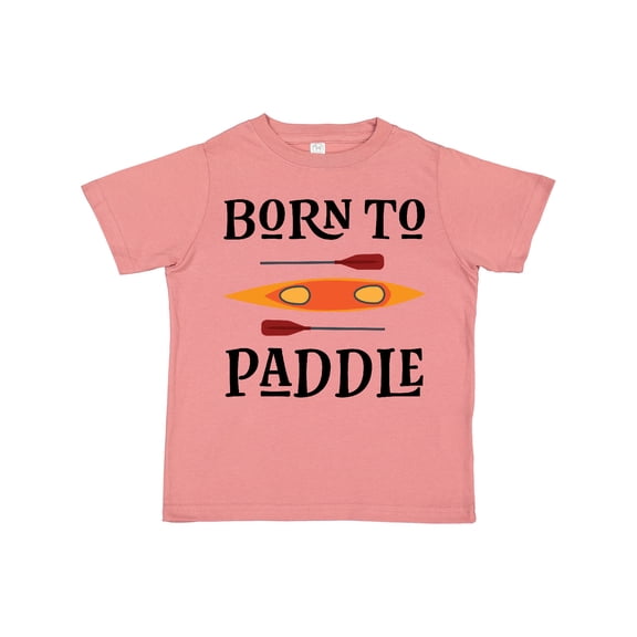 Inktastic Kayaking Born to Paddle Kayak Boys or Girls Toddler T-Shirt