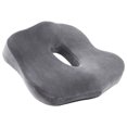 thumbnail image 1 of Cojín de asiento de espuma viscoelástica con cremallera Cojín trasero ergonómico desmontable antideslizante para silla de oficina Estudiantes gris Sunnimix Cojín de asiento de espuma viscoelástica, 1 of 8